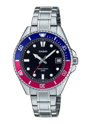 Standard Water Resistant Stainless Steel Band Watch MDV-10D-1A3V 