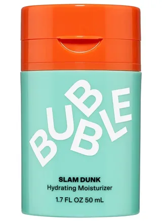 Bubble Skincare Slam Dunk Hydrating Facial Moisturizer - Natural Aloe Juice + Avocado Oil for Skin Hydration and Blue Light Protection - Daily Face Moisturizer for Sensitive Skin (50ml) 