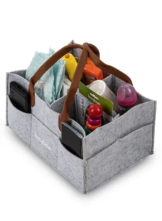 Baby Diaper Caddy Organizer Baby Diaper Bag For Mother Baby Diaper Bags For Travelling Diaper Bags For Mothers Caddy Diaper Organizer Baby Products Grey 