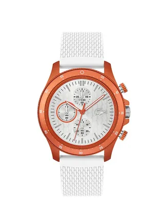 Men's Chronograph Round Shape Silicone Wrist Watch 2011329 - 43 Mm 
