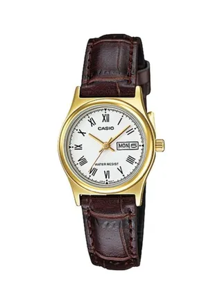 Women's Dress Water Resistant Analog Watch- LTP-V006GL-7BUDF - 25 mm - Brown 