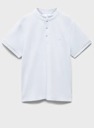 Kids Mao Collar Polo 