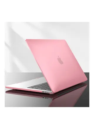 Frosted Matte Case Cover For MacBook Pro Pink 