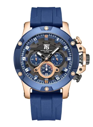 T5 Men's Chronograph Silicone strap Watch 