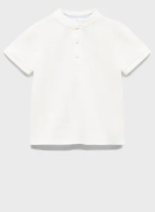 Kids Mao Collar Polo 