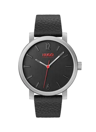 Men's Leather Analog Watch 1530115 