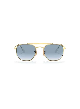 unisex Full Rim Aviator Sunglasses - RB3648 001 - Lens Size: 54 mm - Gold 