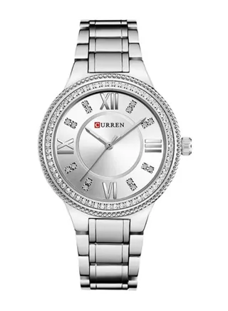 Women's Water Resistant Analog Watch 9004 - 30 mm - Silver 