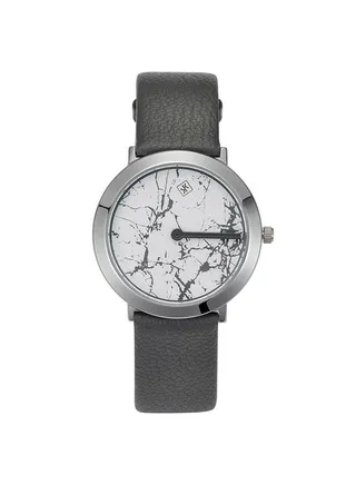 Unisex Analog Round Shape Leather Wrist Watch KKU8-13 - 40 Mm 