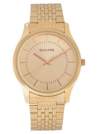 Men's Analog Round Shape Stainless Steel Wrist Watch 77082YM02 - 46.7 Mm 