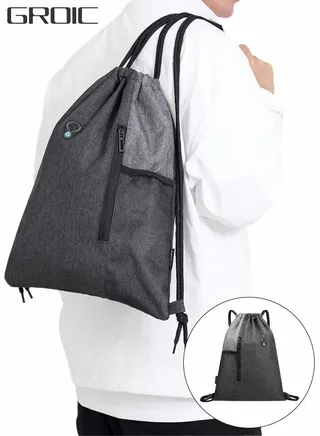 Waterproof Drawstring Gym Backpack Bag Sport Gym Sack Mini Travel Daypack Drawstring Backpack Outdoor Sports Bag 