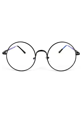 ORiTi Retro Clear Lens Nerd Frames Glasses Vintage Round Full Metal Prince sunglasses 