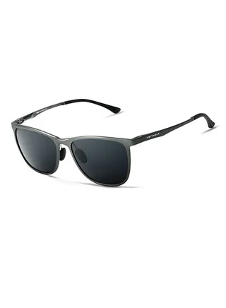 Men's Sunglasses Vintage Polarized Square Frame - Lens Size: 58 mm 