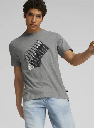 Power Logo Mens Shortsleeve T-shirt 