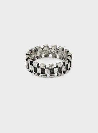 Tyre Embossed Ring