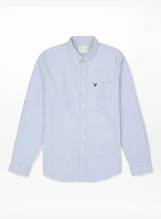 AE Slim Fit Flex Oxford Button-Up Shirt 