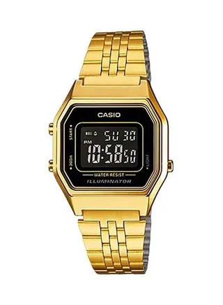 Women's Stainless Steel Digital Wrist Watch LA680WGA-1BDF - 29 mm - Gold 