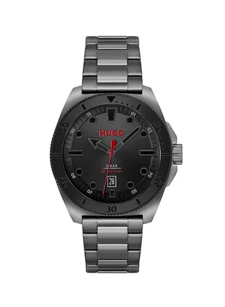 Men Analog Round Shape Stainless Steel Wrist Watch 44 mm 