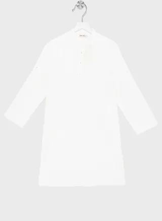 Youth Plain Long Kurta 