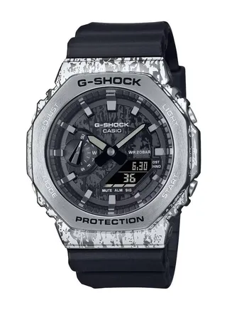 Casio Analog+Digital Rubber Strap Watch GM-2100GC-1A 