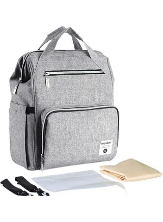 Waterproof Diaper Bag With Stroller Strap 