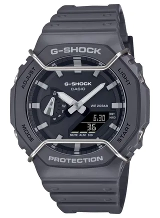 Men's Analog+Digital Resin Wrist Watch GA-2100PTS-8ADR - 42 Mm 