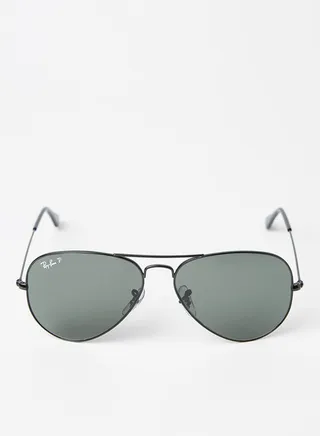 Polarized Aviator Sunglasses - 0RB3025 - Lens Size: 58 mm - Black 