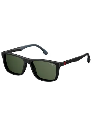 Men's Polarized Rectangular Sunglasses - Carrera 4009/Cs Black Millimeter - Lens Size: 54 Mm 