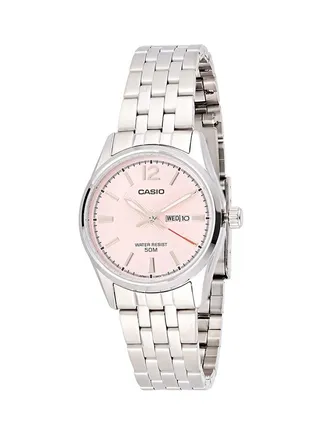 Women's Enticer Water Resistant Analog Watch LTP-1335D-5AVDF - 36 mm - Silver 