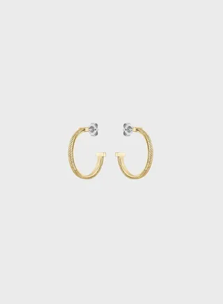 Stainless Steel Huggies Earrings