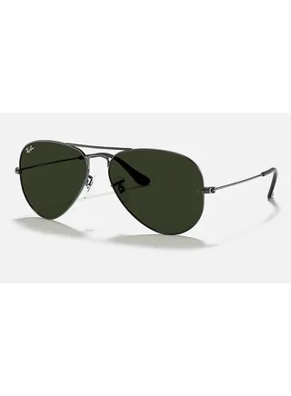 Men's Classic Aviator Sunglasses - RB3025 W0879 - Lens Size: 58 mm - Silver 