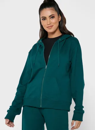 Zip Front Hoodie