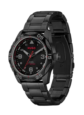 Men's Analog Round Shape Stainless Steel Wrist Watch 1530333 - 42 Mm 