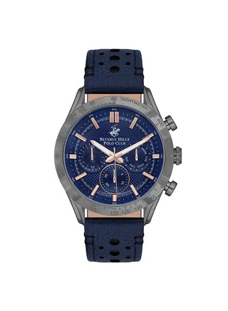 Men's Chronograph Round Shape Leather Wrist Watch BP3317X.099 - 45 mm 