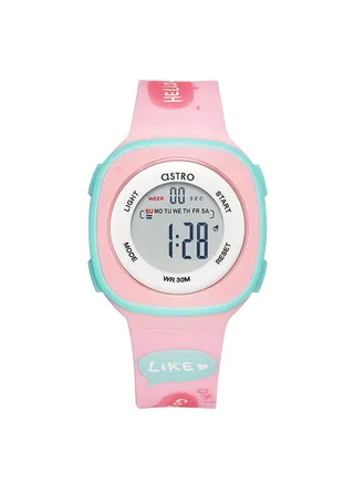 ASTRO Kids Digital Pink Dial Watch - A23913-PPPP 