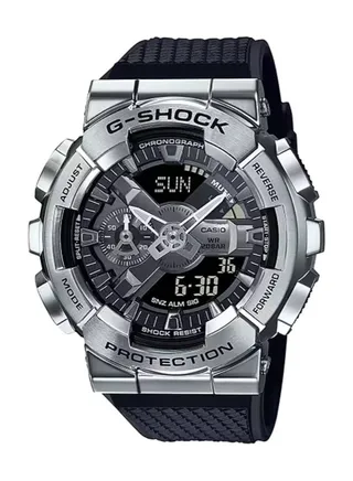 G-Shock Analog-DIgital Resin Band Watch GM-110-1ADR 