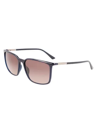 Full Rim Bio Injected Modified Rectangle Sunglasses Ck22522S 5916 (438) Blue 
