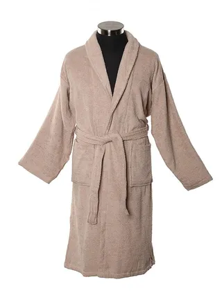 Lauren Bathrobe, Taupe- Medium 
