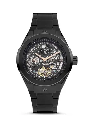 Men's Ruscello Automatic Round Analog Wrist Watch CIWGL2207213 - 55 mm - Black 