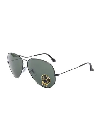 Full Rim Aviator Sunglasses - RB3025 - Lens Size: 62 mm - Black 