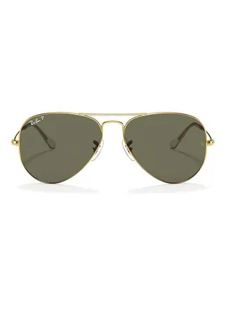 Polarized Aviator Sunglasses - 0RB3025 - Lens Size: 58 mm - Gold 