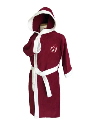 Kids Hooded Bathrobe For 12 Years Old 100% Cotton Made In Egypt 