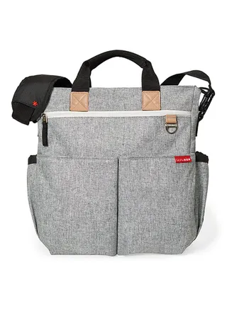 Duo Signature Diaper Bag - Grey Melange 