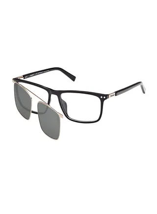 Men's Rectangular Eyeglass Frame - TB1824-H00157 - Lens Size: 57 Mm 