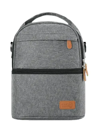 Bag Backpack [Multifunction Waterproof Travel Back Pack] Maternity Baby Nappy Changing Bag Ideal for Mom and Dad, Large Capacity and Stylish Organiser for Baby Care - Grey 