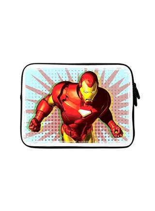 Premium Designer Sleeve With Strap For 15 Inch Laptops Ironman Popart 