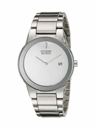 Men's Stainless Steel Analog Wrist Watch AU1060-51A - 40 mm - Silver 