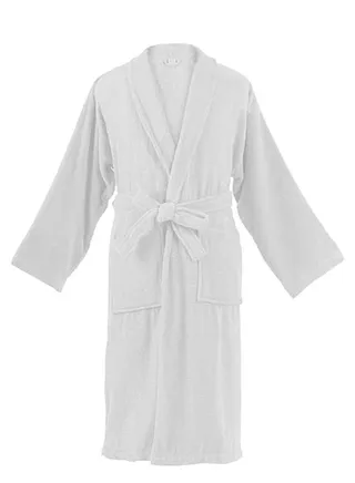 Lauren Bathrobe White Large 