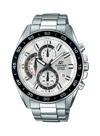 Men's Edifice Chronograph Watch EFV-550D-7AVUDF - 53 mm - Silver 