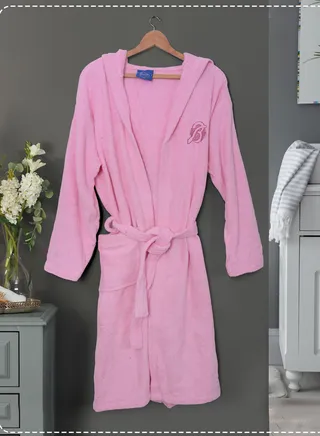 Cotton Hooded Bath Robe Made in Egypt _SIZE  3XL 
